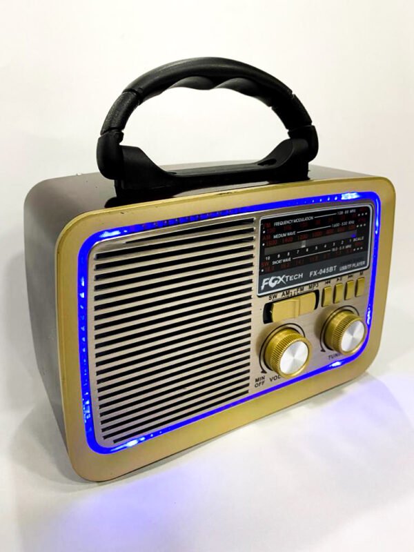 Radio Retro Recargable Mutlibandas Usbbluetooth Fx045