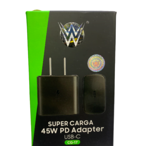 Adaptador W super carga rapida 45W tipo C